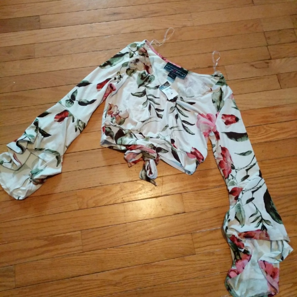 Floral crop top